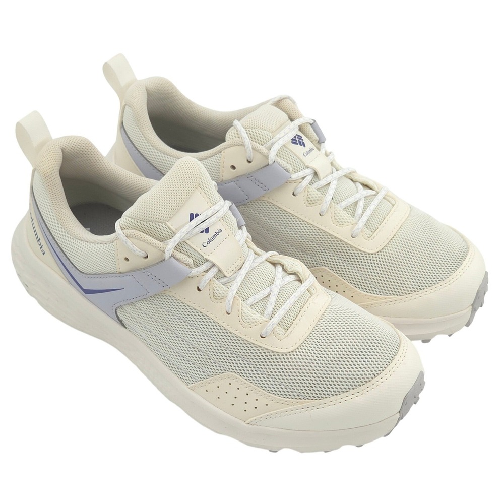 Columbia Vertisol Trail Shoes Womens 10 Cream Sneakers Hiking Mesh BL8652 NEW
